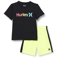 детски,екипи,детски,облекла,за,момчета,hurley,one&only,gradient&mesh,set,black,(yellow)