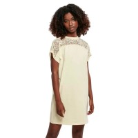 рокля,дамски,поли,и,рокли,urban,classics,lace,short,sleeve,short,dress,soft,yellow,(beige)