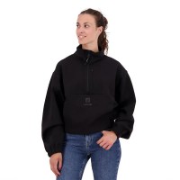 блуза,дамски,блузи,superdry,code,tech,batwing,half,zip,sweatshirt,black