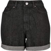 къси,панталони,дамски,панталони,urban,classics,boyfriend,high,waist,denim,shorts,black,(black,washed)