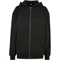 блуза,дамски,блузи,urban,classics,oversized,full,zip,sweatshirt,black
