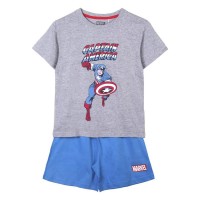 пижама,детски,пижами,cerdá,marvel,short,sleeve,pyjama,gray,(grey)