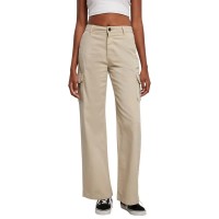 панталони,дамски,панталони,urban,classics,straight,high,waist,cargo,pants,soft,sea,graass,(beige)