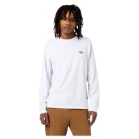 тениска,мъжки,тениски,dickies,mapleton,long,sleeve,t,shirt,white