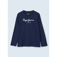 тениска,детски,тениски,pepe,jeans,new,herman,n,long,sleeve,t,shirt,blue,(navy)