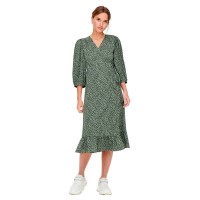 рокля,дамски,поли,и,рокли,only,olivia,wrap,midi,dress,balsam,green,aop,kenya,grafic,(green)