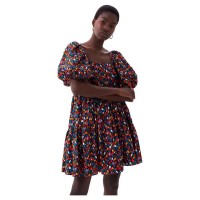 пола,дамски,поли,и,рокли,salsa,jeans,a,line,allover,skirt,black,(red)