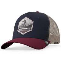 шапка,всички,шапки,the,indian,face,born,to,skate,trucker,cap,blue,(blue)