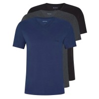 тениска,мъжки,тениски,boss,classic,short,sleeve,t,shirt,3,units,open,blue,(blue)