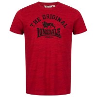 тениска,мъжки,тениски,lonsdale,original,short,sleeve,t,shirt,marl,red,black,(red)