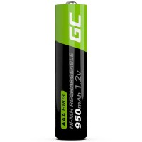 батерии,green,cell,hr03,950mah,alkaline,battery,4,units,black,(black,green)