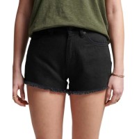 къси,панталони,дамски,панталони,superdry,studios,high,rise,denim,shorts,black,black,(black)