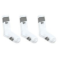 чорапи,мъжки,чорапи,new,era,stripe,crew,socks,3,pairs,white,(new,era,white)