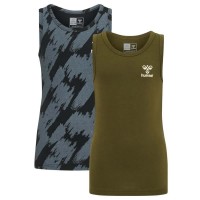 тениска,детски,тениски,hummel,nolan,sleeveless,t,shirt,2,units,green,(dark,olive)