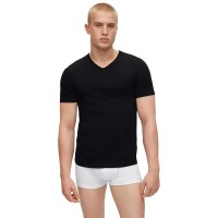 мъжко,бельо,boss,classic,short,sleeve,v,neck,base,layer,3,units,black