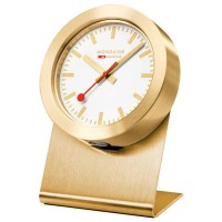 часовник,часовници,mondaine,magnet,gold,50,mm,woman,watch,white,golden,(white,aluminium,brushed,gold)