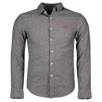 риза,с,дълъг,ръкав,мъжки,ризи,levi´s,®,battery,housemark,slim,long,sleeve,shirt,black,agate,(grey)