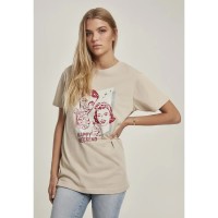 тениска,дамски,тениски,mister,tee,happy,weekend,short,sleeve,t,shirt,white,(egg,shell)