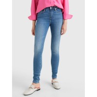 дънки,дамски,панталони,tommy,hilfiger,flex,como,skinny,faded,mid,waist,jeans,blue