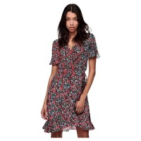 рокля,дамски,поли,и,рокли,only,olivia,wrap,short,dress,black,aop,red,shore,flower,(black)