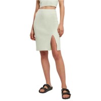 пола,дамски,поли,и,рокли,urban,classics,knit,high,waist,short,skirt,beige,(light,mint)