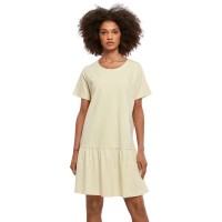 рокля,дамски,поли,и,рокли,urban,classics,valance,short,sleeve,short,dress,beige,(soft,yellow)