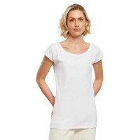 тениска,мъжки,тениски,дамски,тениски,build,your,brand,wide,neck,short,sleeve,t,shirt,white,(white)