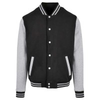 яке,мъжки,якета,build,your,brand,basic,college,jacket,black,heather,grey,(black)
