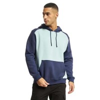 суичър,мъжки,пуловери,urban,classics,2,tone,fake,raglan,hoodie,ocean,blue,dark,blue,(white)