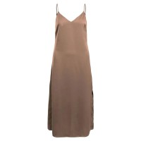 рокля,дамски,поли,и,рокли,vila,ellete,satin,sleeveless,midi,dress,portabella,(brown)