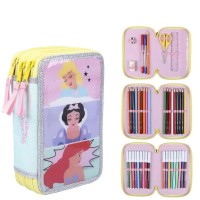 канцеларски,принадлежности,cerdá,princess,giotto,pencil,case,multicolor