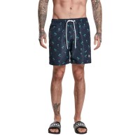 бански,гащета,мъжки,бански,костюми,urban,classics,pattern,swimming,shorts,island,(blue)