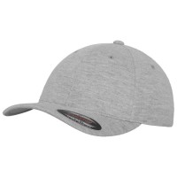 шапка,всички,шапки,flexfit,double,cap,grey,(heather)