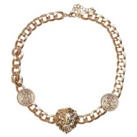 бижутерия,urban,classics,lion,necklace,golden,(gold)