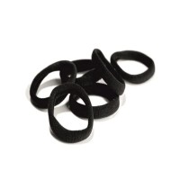 хигиена,аксесоари,inca,hair,jewellery,acrylic,rubber,bands,10,units,black,(black)
