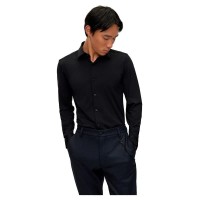 риза,с,дълъг,ръкав,мъжки,ризи,hugo,kenno,long,sleeve,shirt,black,(black)