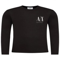 тениска,мъжки,тениски,armani,exchange,8nztpl,zjh4z,long,sleeve,t,shirt,black