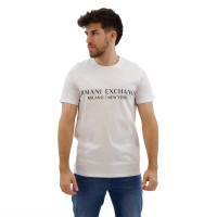 тениска,мъжки,тениски,armani,exchange,8nzt72,z8h4z,short,sleeve,t,shirt,white,(white)