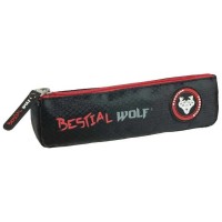 канцеларски,принадлежности,bestial,wolf,school,small,2020,pencil,case,black