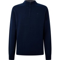 блуза,мъжки,пуловери,hackett,lambswool,half,zip,sweater,navy,(blue)