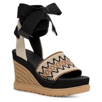 сандали,дамски,сандали,и,чехли,ugg,abbot,ankle,wrap,sandals,black,(beige,black)