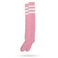 чорапи,дамски,чорапи,american,socks,bubblegum,cotton,ultra,high,socks,pink,white,(pink)