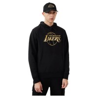 суичър,мъжки,пуловери,new,era,los,angeles,lakers,nba,foil,print,hoodie,black