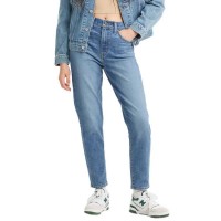 дънки,мъжки,панталони,дамски,панталони,levi´s,®,high,waist,taper,jeans,blue,(med,indigo,worn,in)