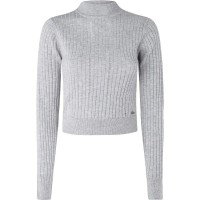 блуза,дамски,пуловери,дамски,плетени,дрехи,pepe,jeans,baloon,sweater,grey,marl,(grey)
