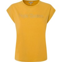 тениска,дамски,тениски,pepe,jeans,carli,short,sleeve,t,shirt,colemans,(yellow)