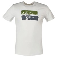 тениска,мъжки,тениски,дамски,тениски,pepe,jeans,santino,short,sleeve,t,shirt,white,(white)