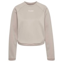 блуза,дамски,блузи,hummel,kalu,short,sweatshirt,chateau,gray,(beige)
