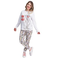 пижама,дамски,пижами,cerdá,looney,tunes,pyjama,gray,(multicolor)