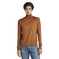 блуза,дамски,пуловери,дамски,плетени,дрехи,g,star,core,high,neck,sweater,oxide,ocre,(orange)